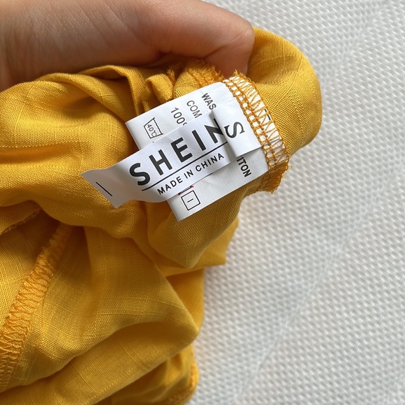 Yellow tie crop top - Picture 3 of 3